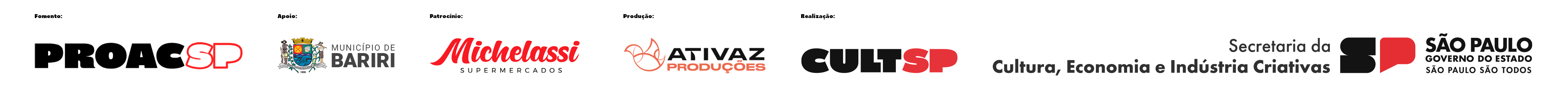 Logos de Patrocínio e Realização